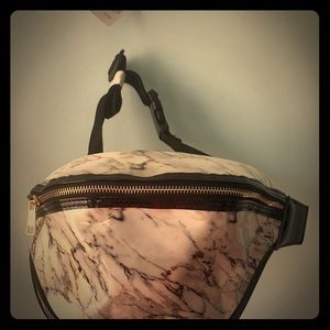 Marble Print Fanny Pack